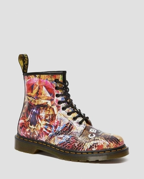 Handcrafted Western Boots 1460 CBGB Printed Leather Boots