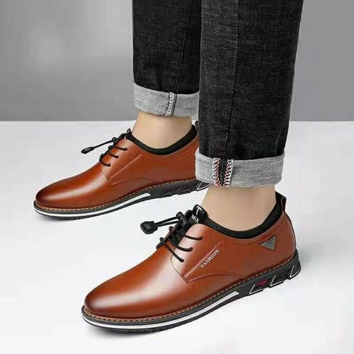 Shoes For Dresses Casual 2021British Casual Single Shoes Leather Shoes Formal Shoes New Men