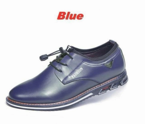 2021British Casual Single Shoes Leather Shoes Formal Shoes New Men No Lace Casual Shoes