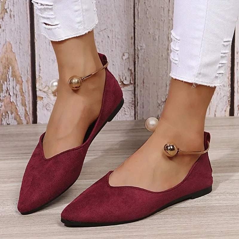 Pointe Shoe Inspired Flats 2024 Women's Flat Shoes New Summer Fashion Pointed Toe Leopard Print Shoes Casual Breathable Slip-on Flat Outdoor Women Shoes