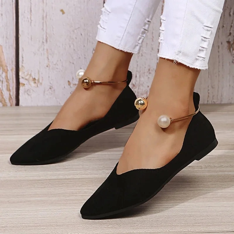2024 Women's Flat Shoes New Summer Fashion Pointed Toe Leopard Print Shoes Casual Breathable Slip-on Flat Outdoor Women Shoes Best Shoes Pronation Flat Feet