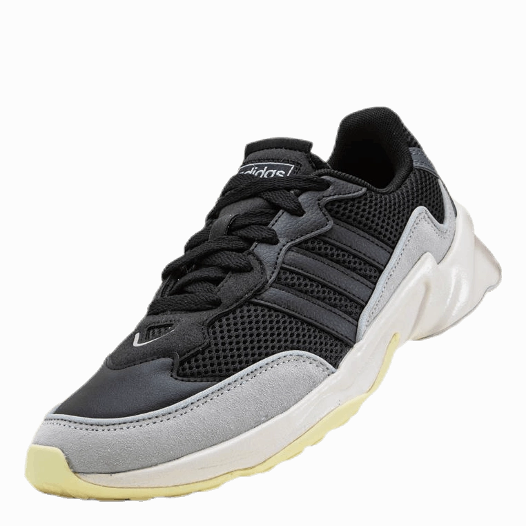 20-20 FX Shoes Core Black / Core Black / Yellow Tint Basketball Sneakers For Flat Feet