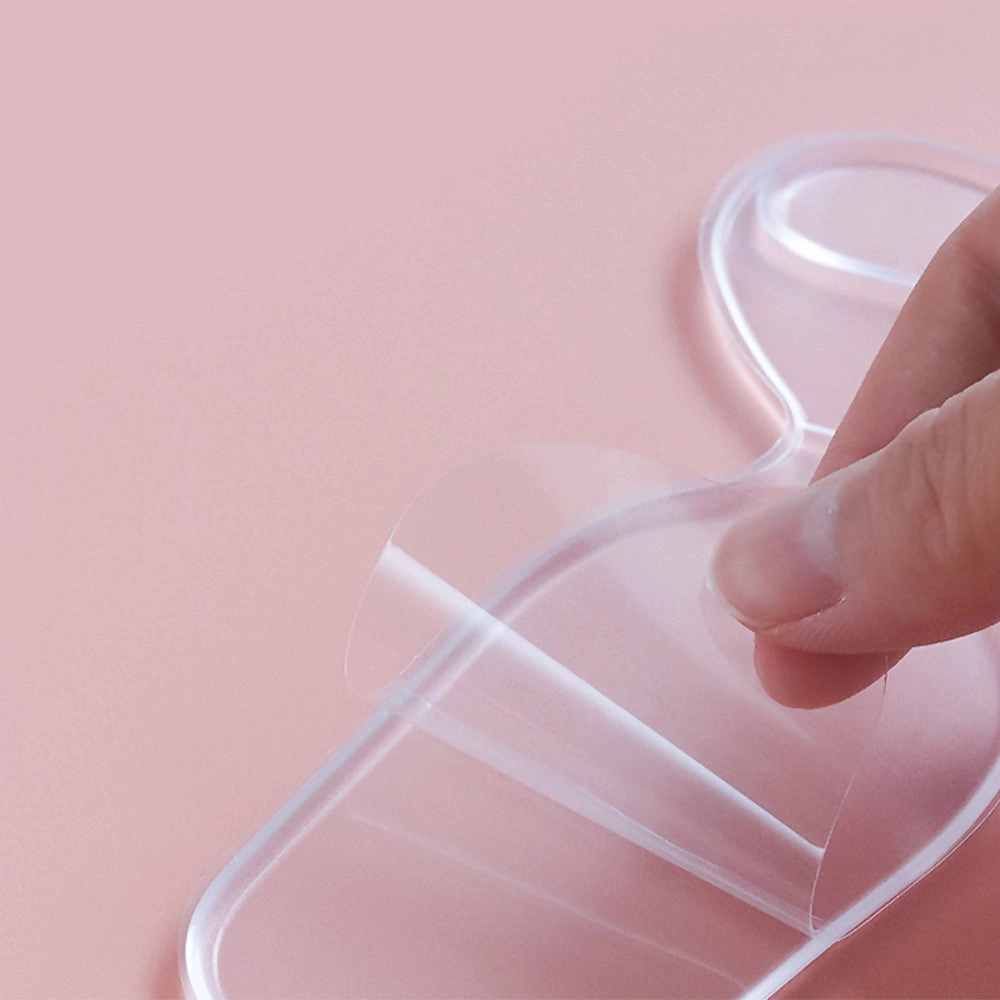 Flat-soled Shoes 2 In 1 T-type Silicone Shoe Heel Pads Liners Inserts Cushion Grip High-heel Insole