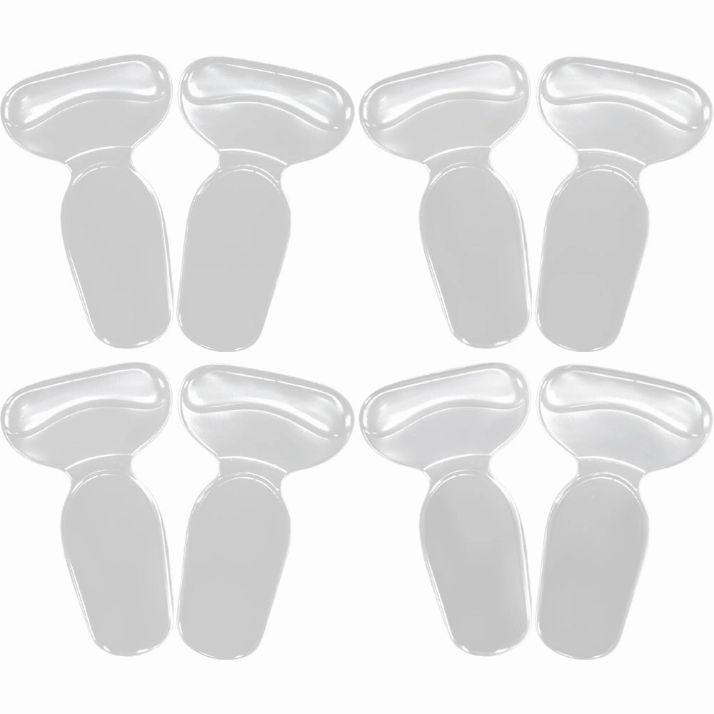 Flat Mtb Shoe 2 In 1 T-type Silicone Shoe Heel Pads Liners Inserts Cushion Grip High-heel Insole