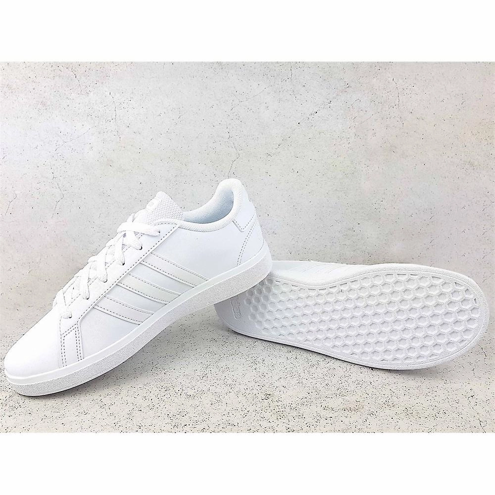 Adidas Blade Shoes .Adidas Youth Grand Court 2.0 K - FTWHITE/FTWHITE/GREONE - (FZ6158) - GAN - R2L14