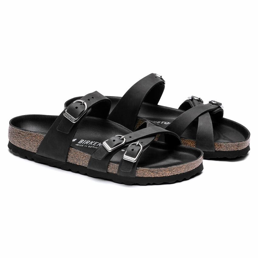 'Birkenstock' Women's Franca Leather Sandal - Black Terrex Free Hiker 2.0 Low Gore-tex Hiking Shoes