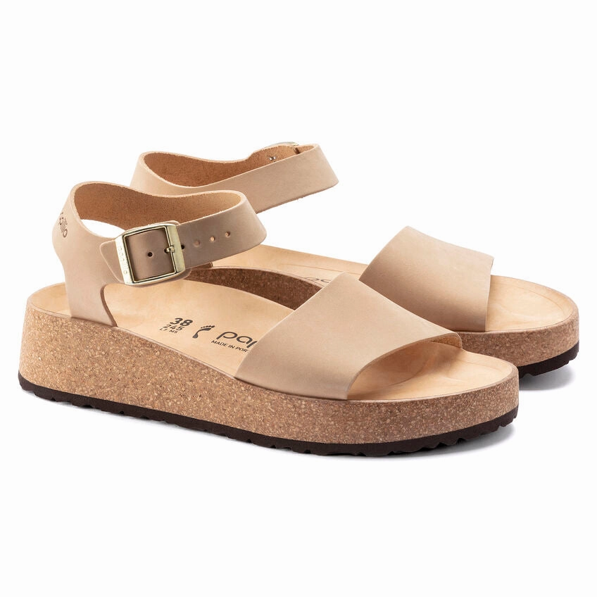 'Birkenstock' Women's Glenda Nubuck Leather Sandal - Sandcastle Performance Climbing Shoes