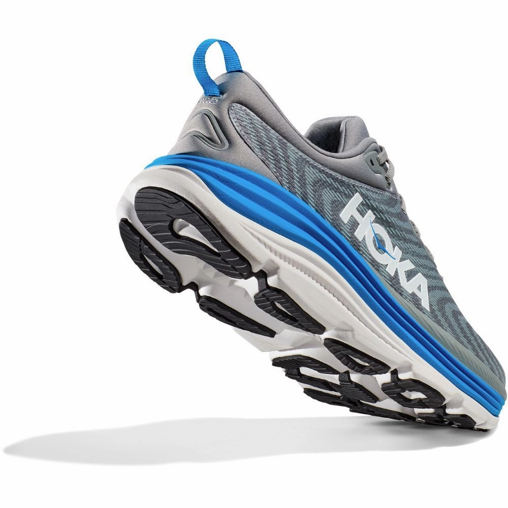 'HOKA' Men's Gaviota 5 - Limestone / Diva Blue Doctors