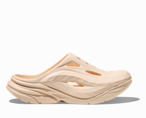 Preppy Shoes 'Hoka' Ora Recovery Mule - Vanilla / Vanilla