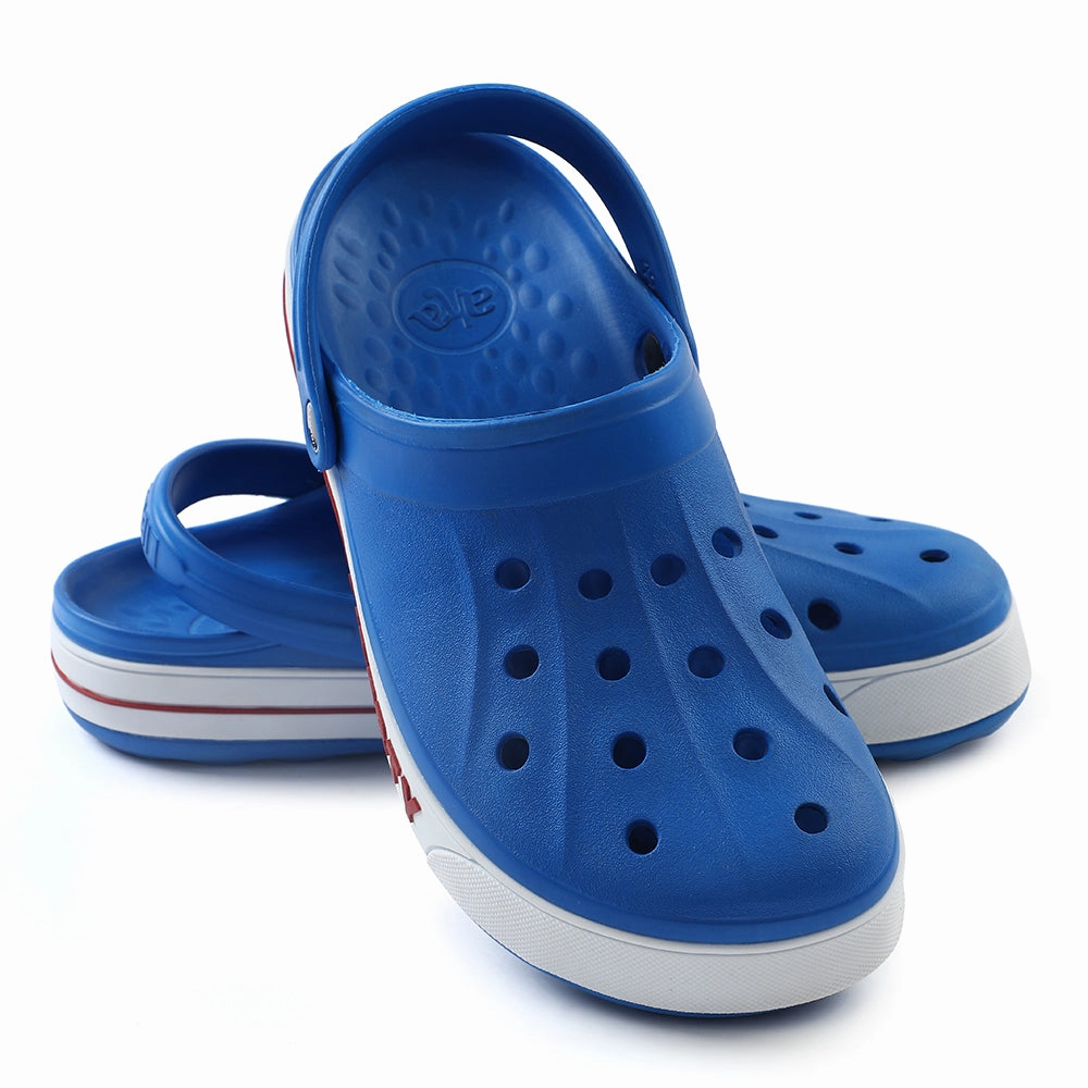 A-HA Blue Casual Slip-on Clogs For Men LITEWALK By Liberty Clogs For Office