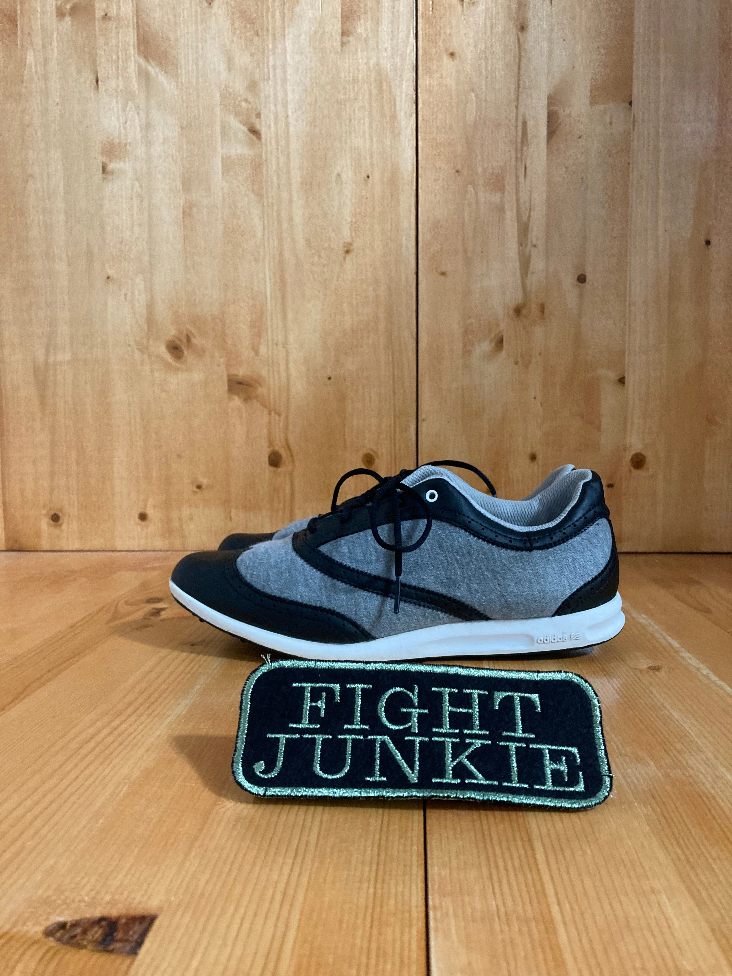 ADIDAS ADICROSS Women's Size 8 Golf Shoes Sneakers Gray & Black 099028 Bottom Of Golf