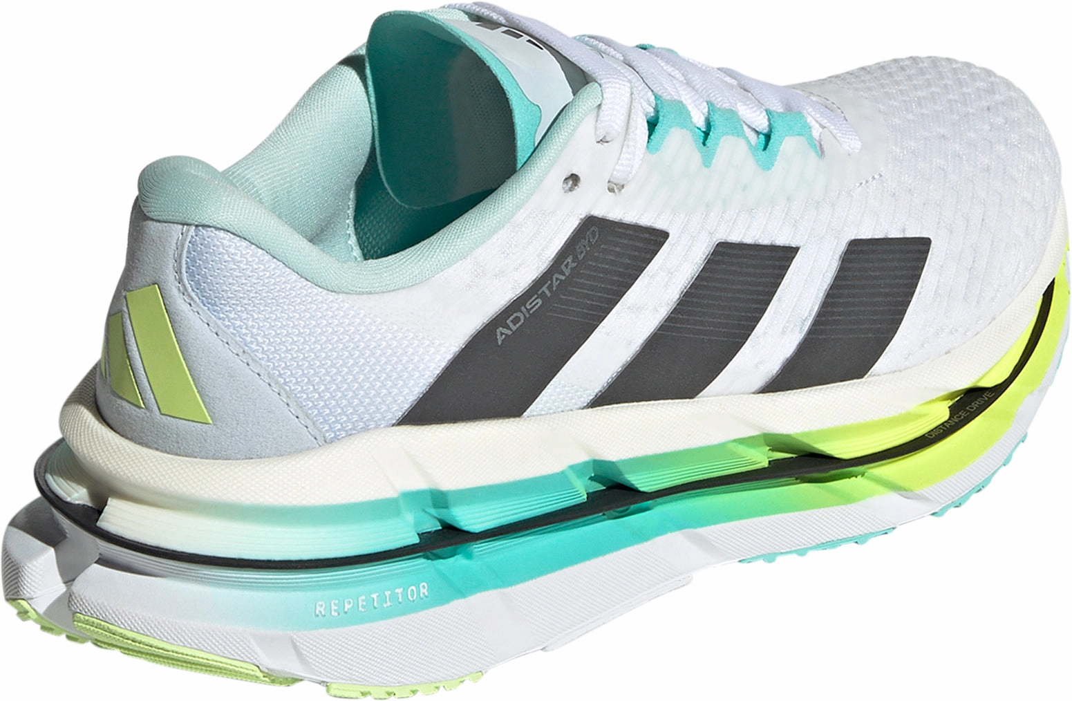 Adidas Shoes With White Stripes adidas Adistar BYD Womens Running Shoes - White