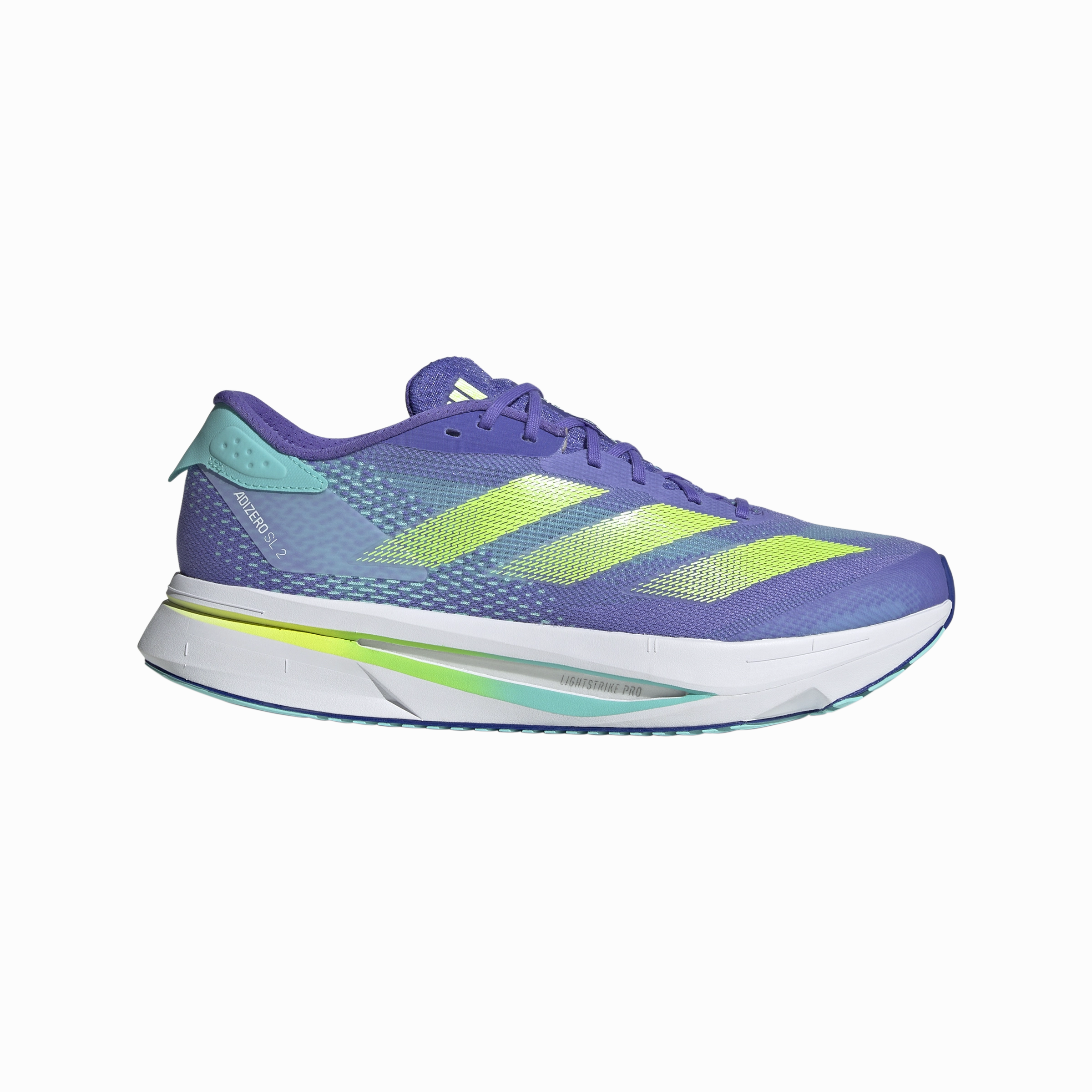 Adidas Adizero SL 2 Men's - Cobalt Blue/Lucid Lemon/Blue Spark Adidas Stylish Shoes