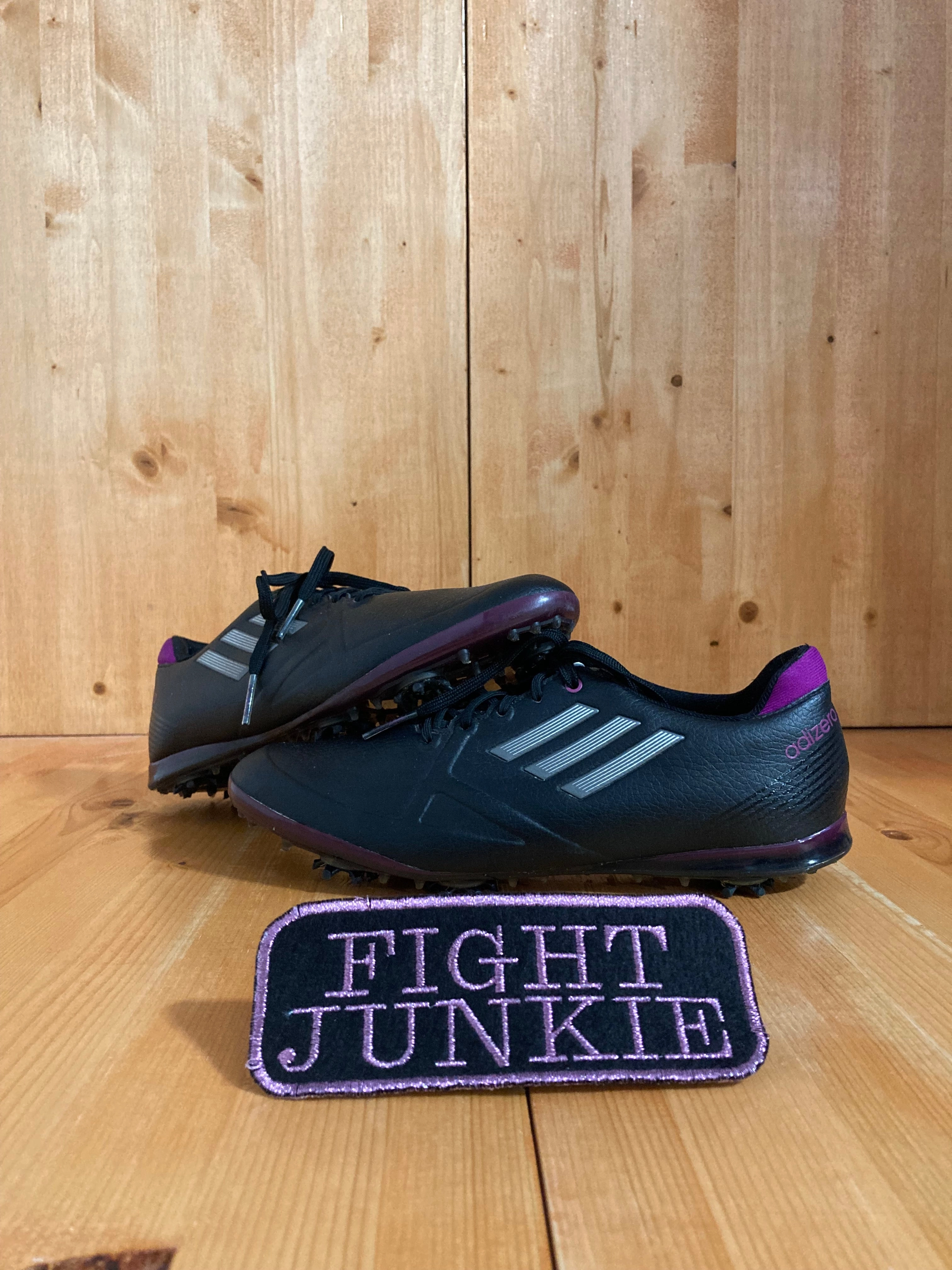 ADIDAS ADIZERO TOUR Women's Size 8 Golf Cleats Black 676160 Most Comfortable Spikeless Golf Shoes