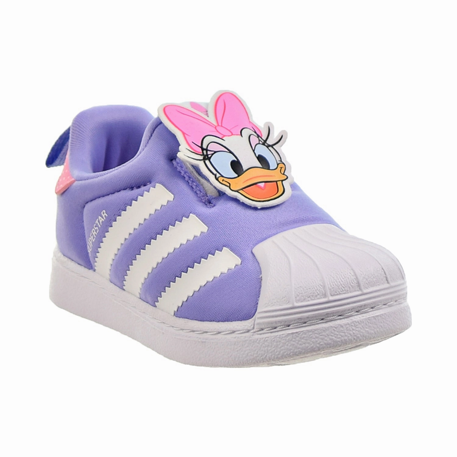 Yeezy X Adidas Shoes Adidas Disney Superstar 360 "Daisy Duck" Toddler's Shoes Cloud White-Purple