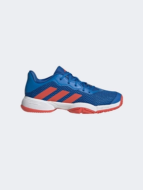 Adidas Motor Racing Shoes Adidas Barricade Gs-Boys Tennis Shoes Royal/Red/ White