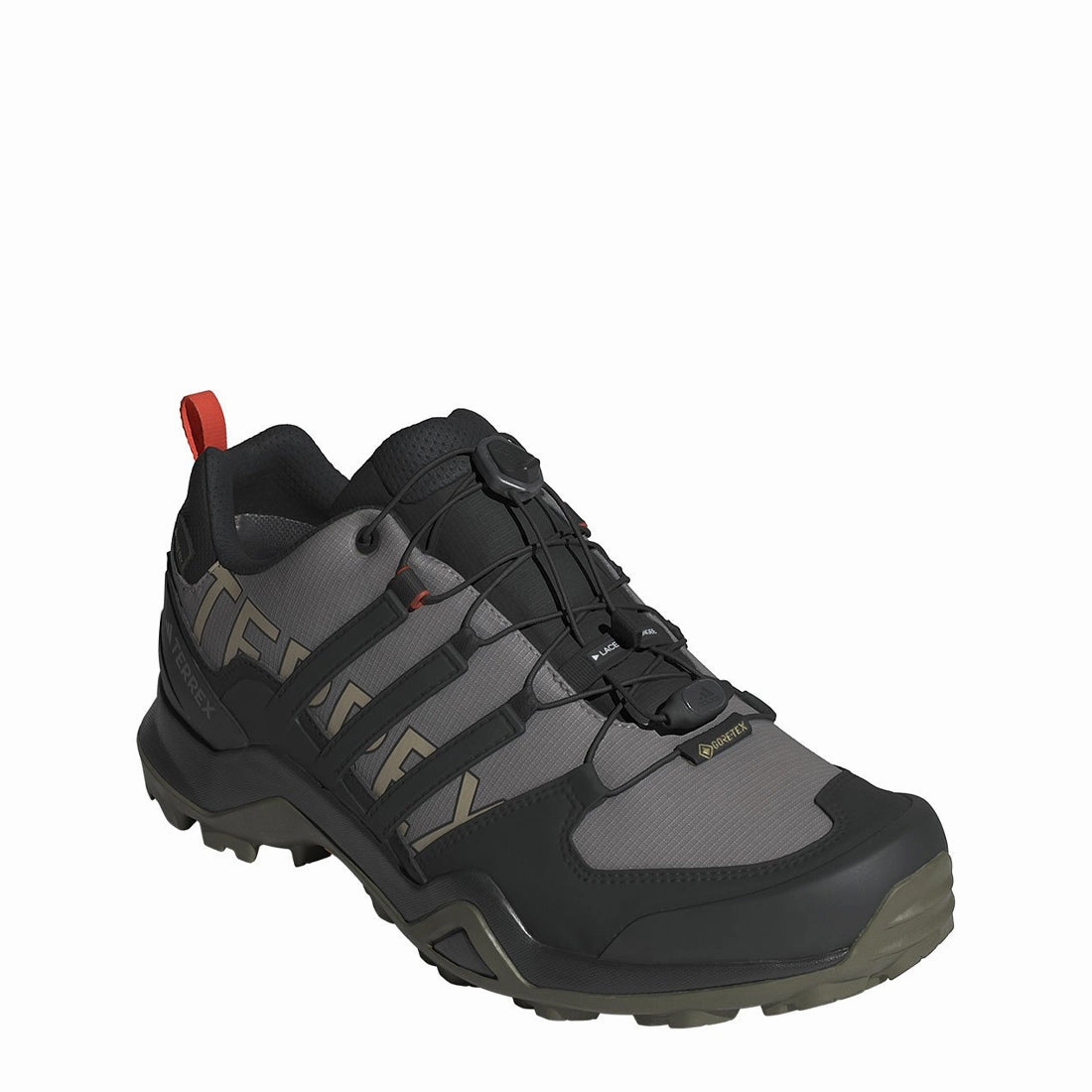 Shoes Stella Mccartney Adidas Adidas Terrex Swift R2 Gore-Tex Hiking Shoes Charcoal Grey / Core Black / Olive Stratus