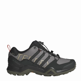 Adidas Terrex Swift R2 Gore-Tex Hiking Shoes Charcoal Grey / Core Black / Olive Stratus Wrestling Shoes Adidas