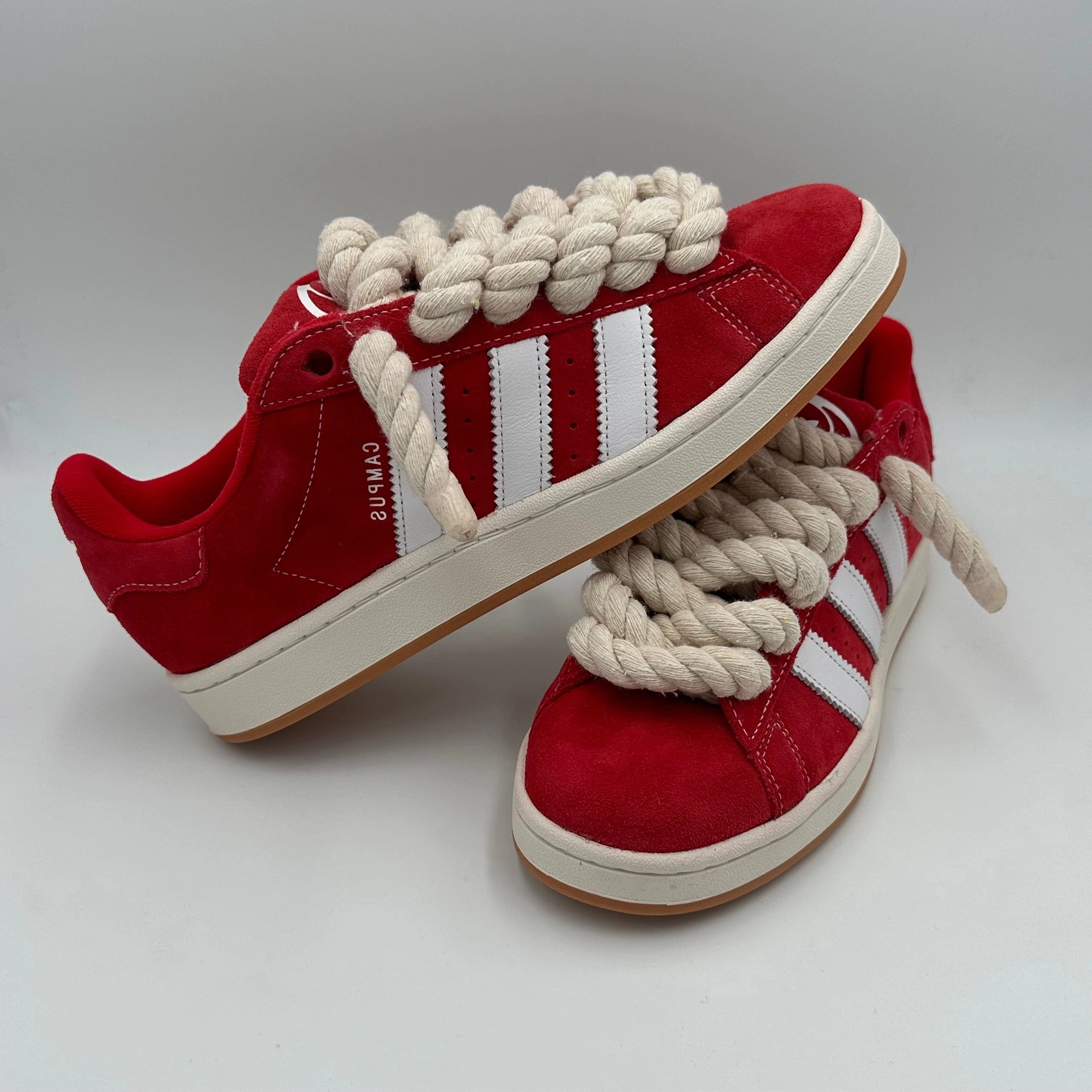 Adidas 1972 Shoes Adidas Campus 00s Red "Rope Laces" Cream