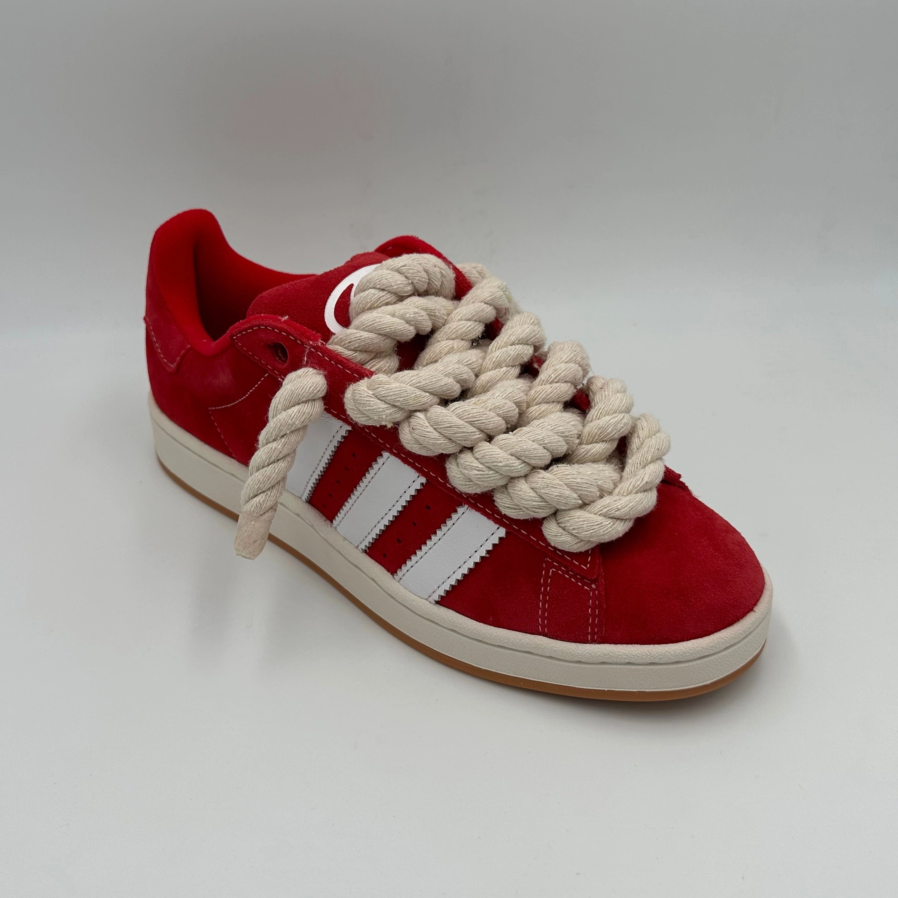 Adidas Hemp Shoes Adidas Campus 00s Red "Rope Laces" Cream
