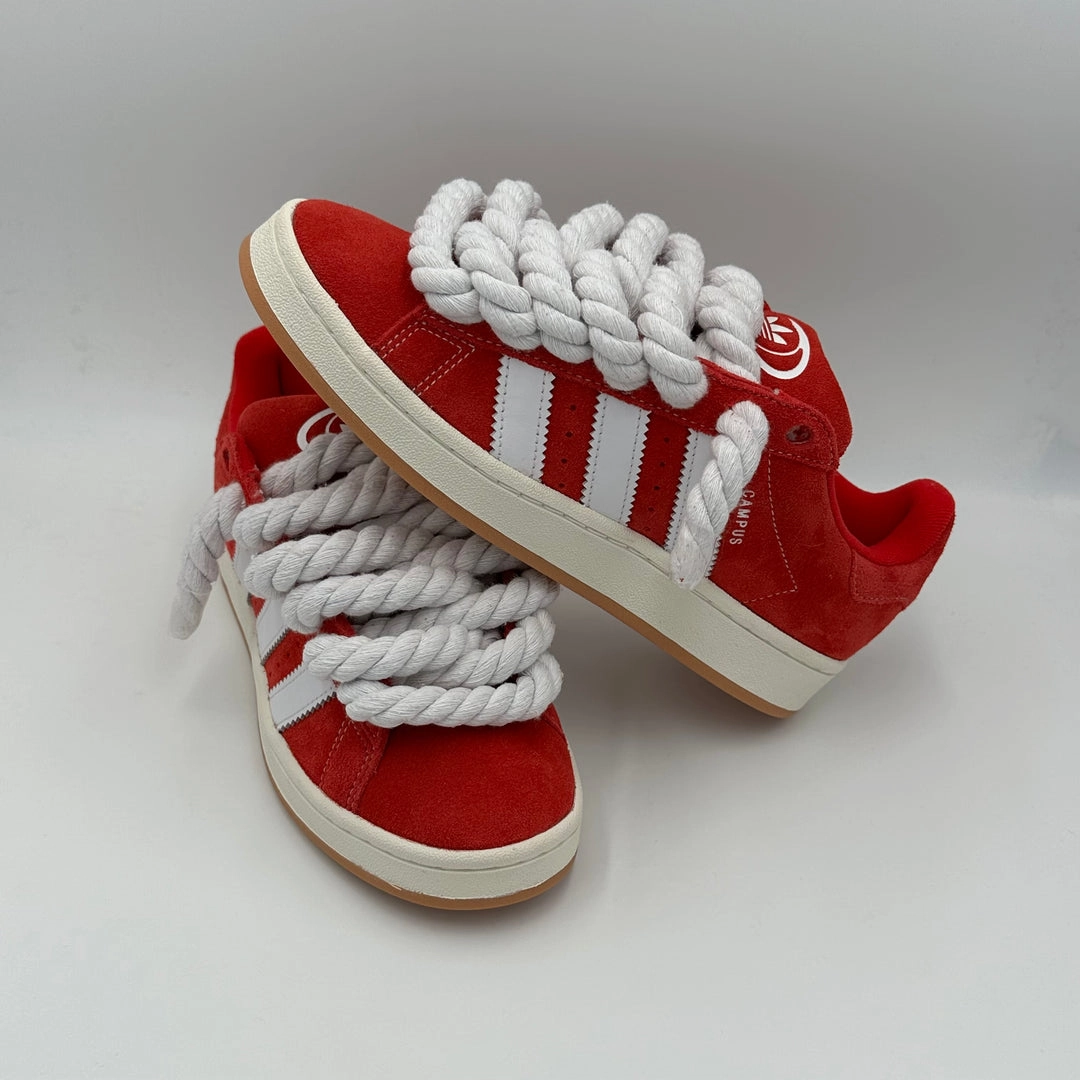 Adidas Campus 00s Red "Rope Laces" White Adidas Goletto Vii Firm Ground Soccer Shoe