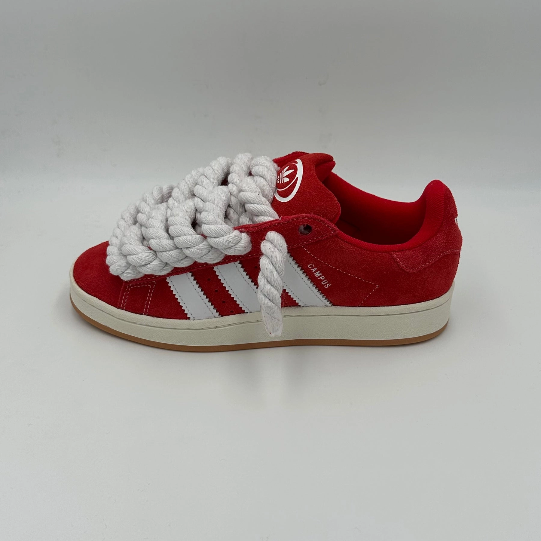 Own The Game 3 Shoes Adidas Adidas Campus 00s Red "Rope Laces" White