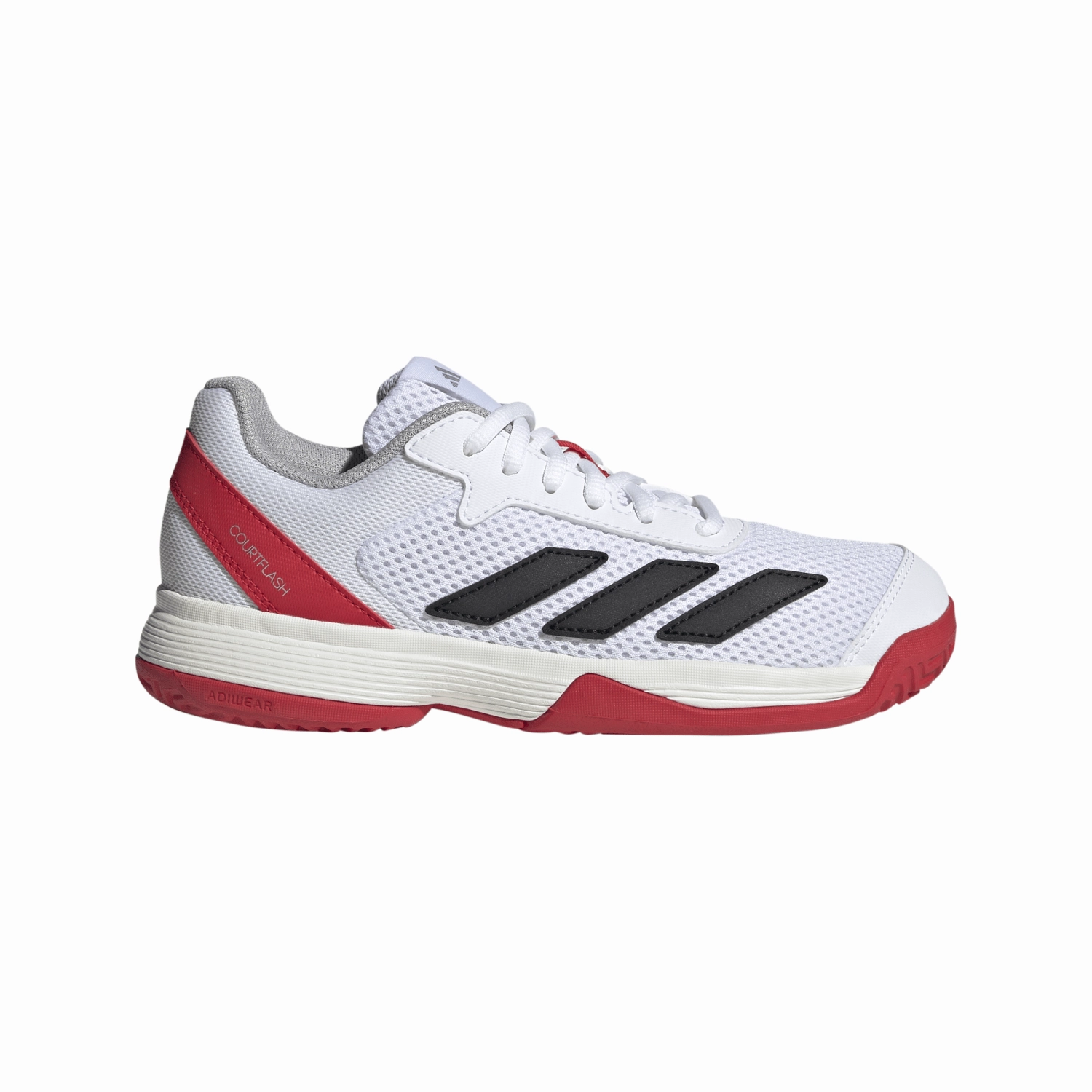 Adidas Shoes With Velcro Adidas Courtflash K Junior Tennis Shoes (JI2448)
