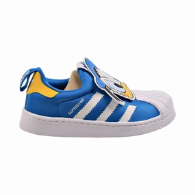 Snoop Dogg Adidas Shoes Adidas Disney Superstar 360 "Donald Duck" Little Kids' Shoes Cloud White-Blue