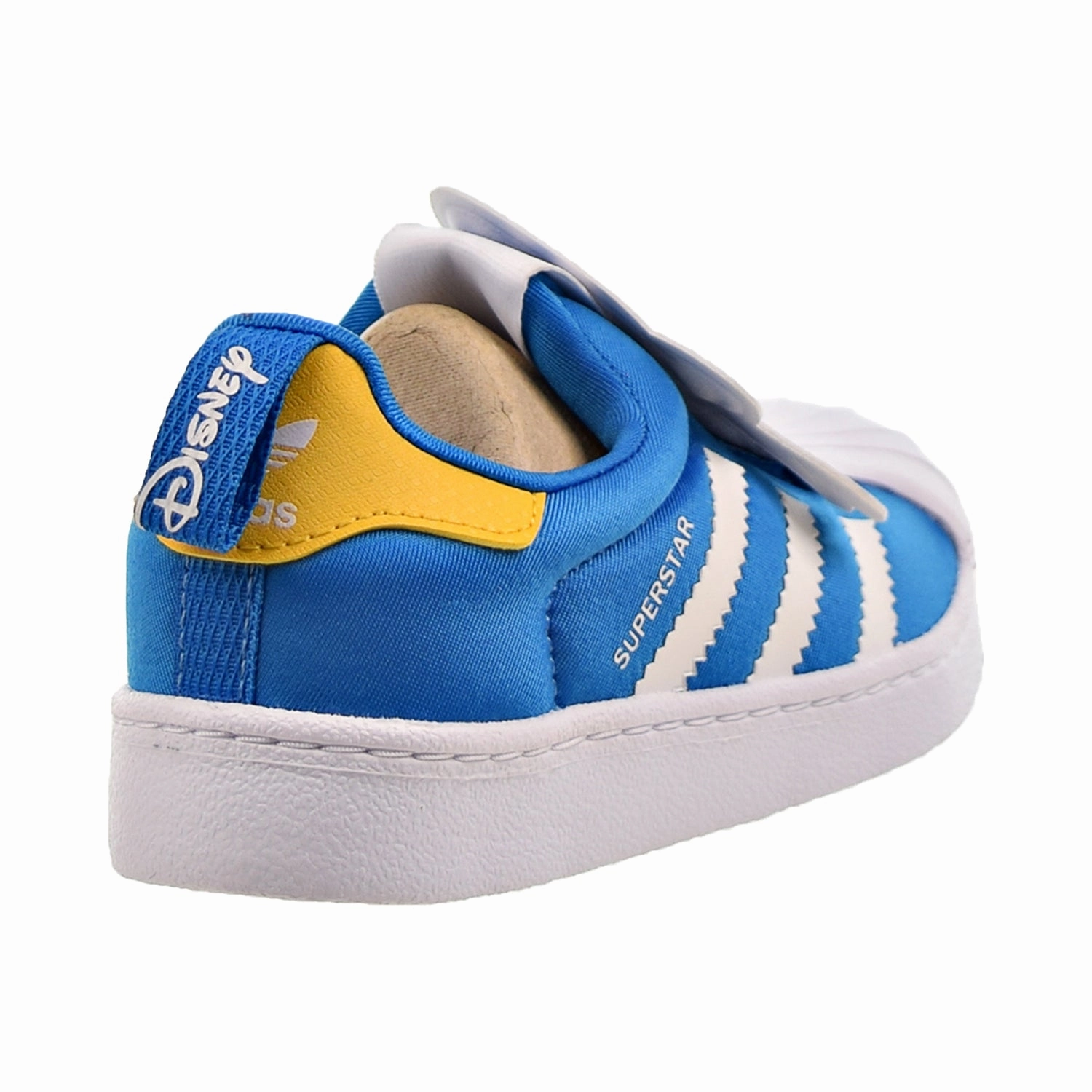 Adidas Disney Superstar 360 "Donald Duck" Little Kids' Shoes Cloud White-Blue Adidas Tweed Shoes
