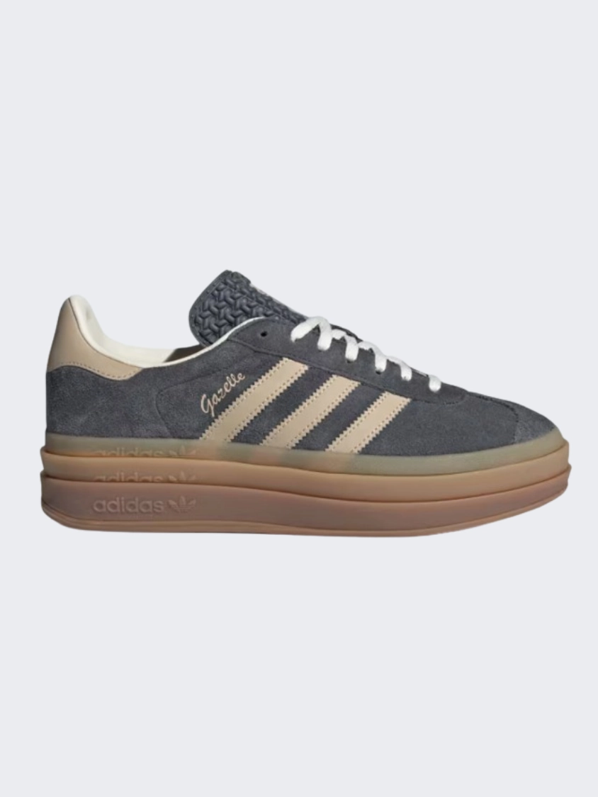 Adidas Gazelle Bold Women Original Shoes Grey/Beige/Cream Adidas Niteball Shoes