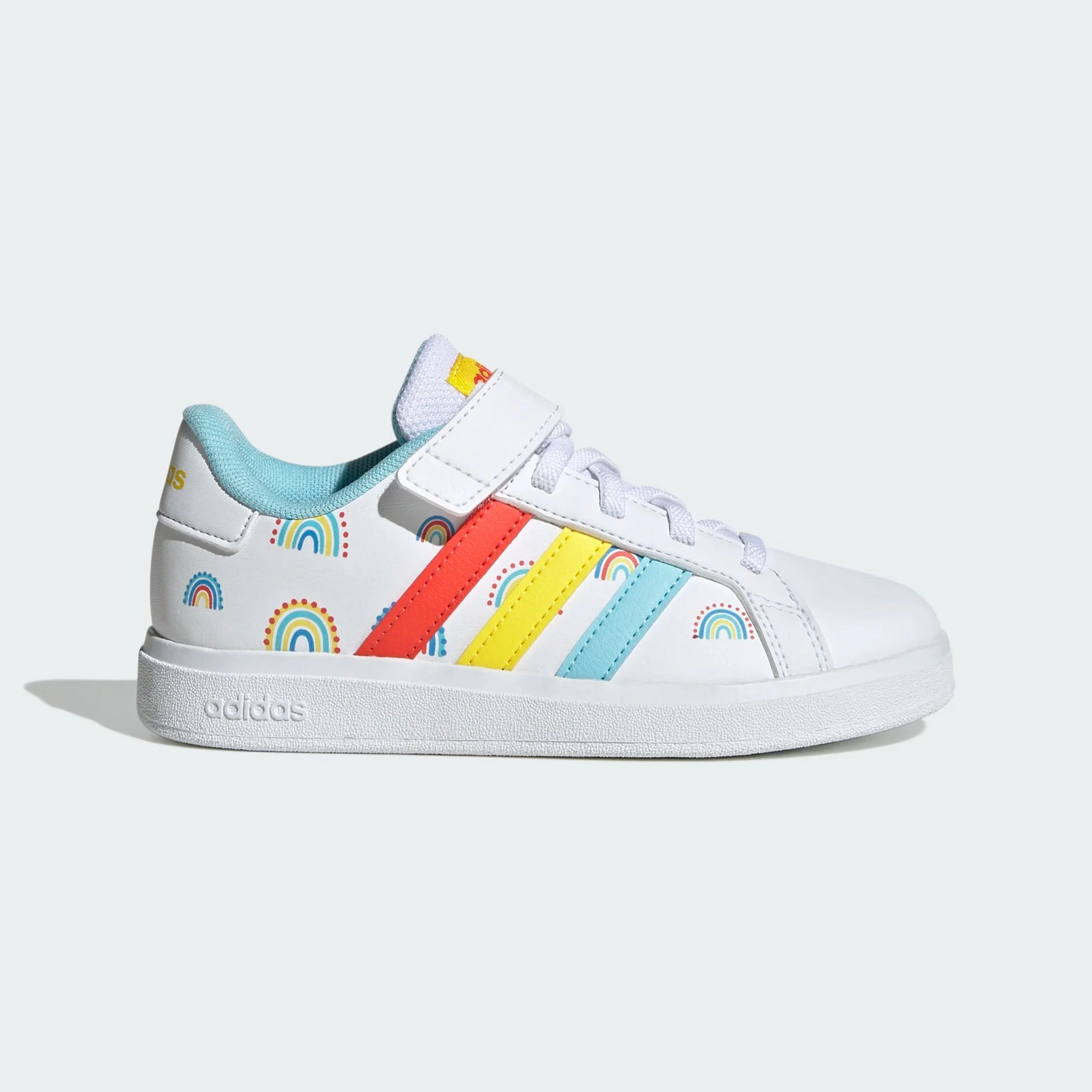 ADIDAS GRAND COURT SUSTAINABLE LIFESTYLE COURT ELASTIC LACE AND TOP STRAP  - GY2457 Adidas Shoes Casual Shoes
