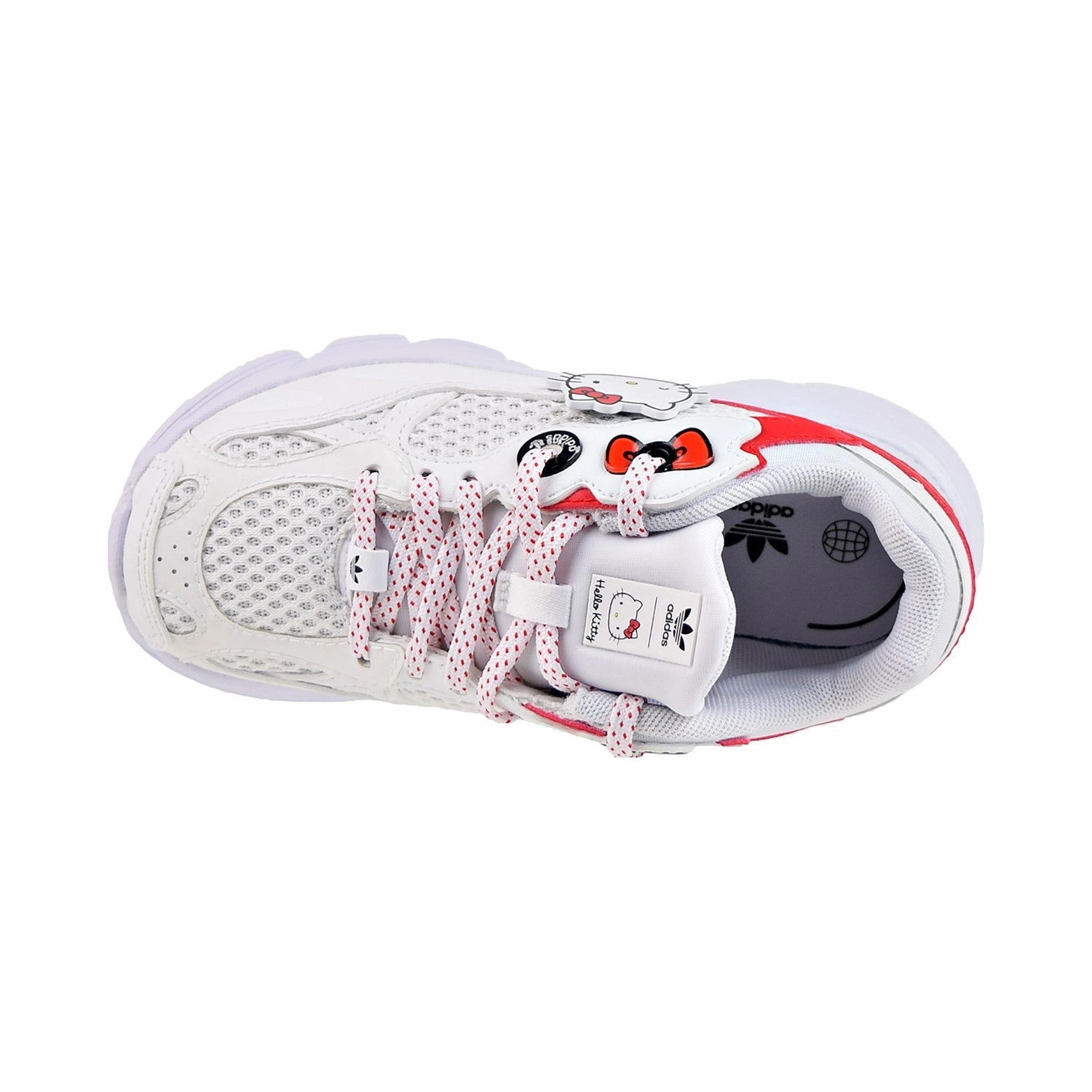 Adidas Shoes Limited Edition Adidas Hello Kitty Astir Little Kids' Shoes Cloud White-Vivid Red-Core Black