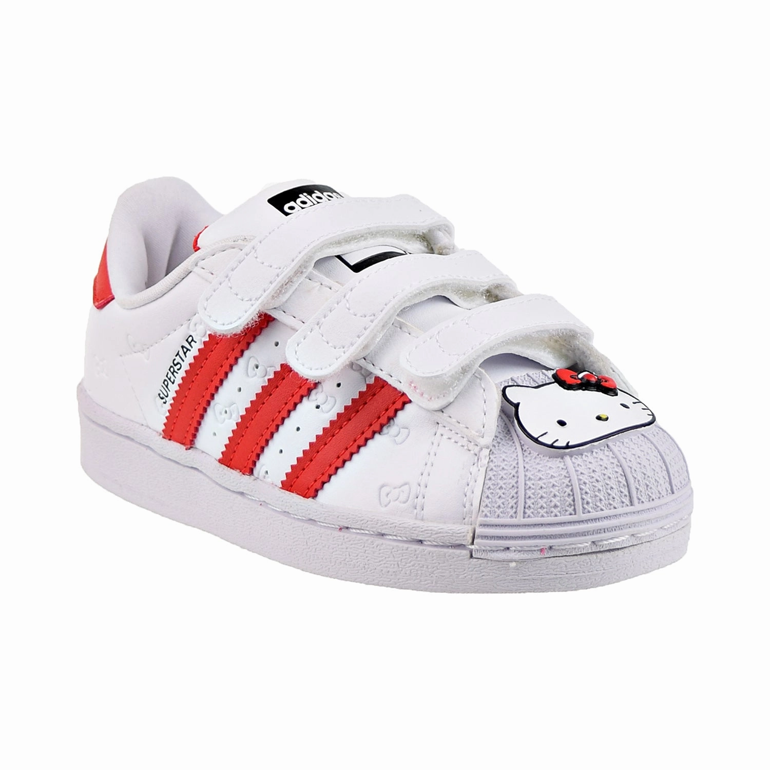 Adidas Samba Og Shoes Floral Adidas Hello Kitty Superstar Little Kids' Shoes Cloud White-Vivid Red-Core Black