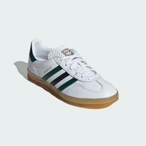 GAZELLE INDOOR SHOES - Cloud White / Collegiate Green / Core Black Adidas Hightop Shoes
