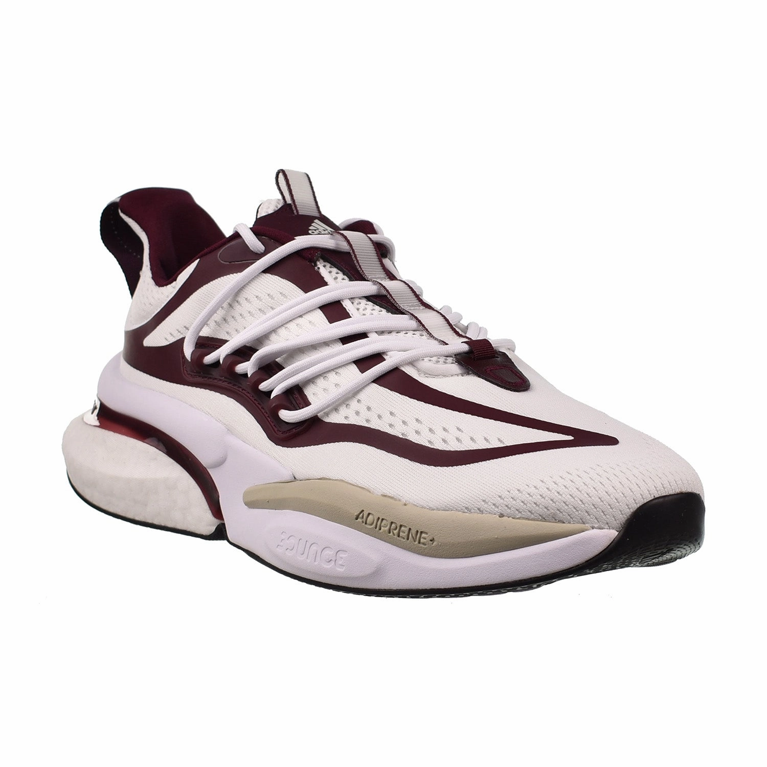 Adidas Forum Low Shoes Adidas Mississippi State Alphaboost V1 Men's Shoes Cloud White-Team Maroon 2