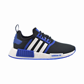 Adidas NMD_R1 Primeblue Men's Shoes Core Black-Cloud White-Royal Blue Adidas Hip Hop Shoes