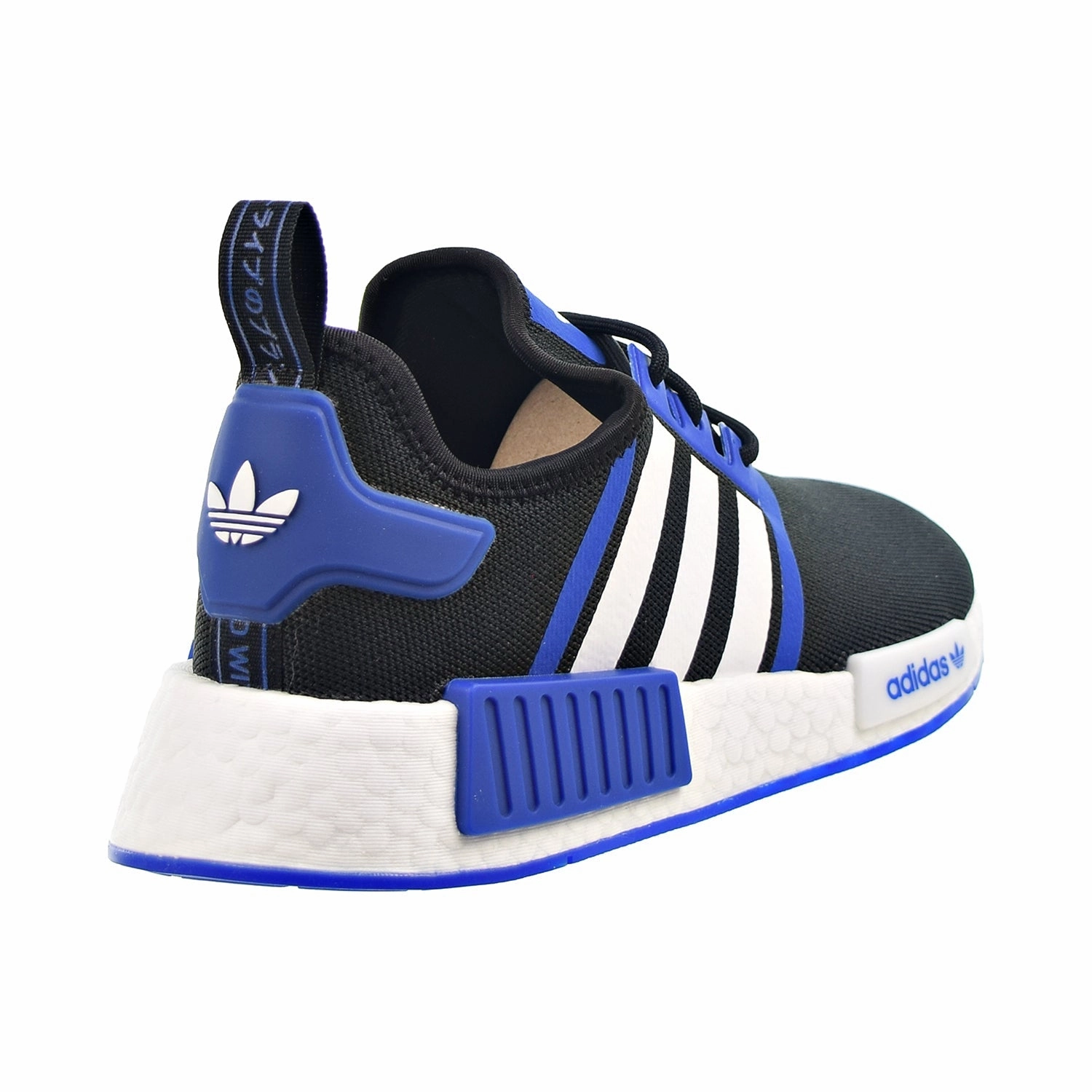 Adidas NMD_R1 Primeblue Men's Shoes Core Black-Cloud White-Royal Blue Messi Adidas Shoes