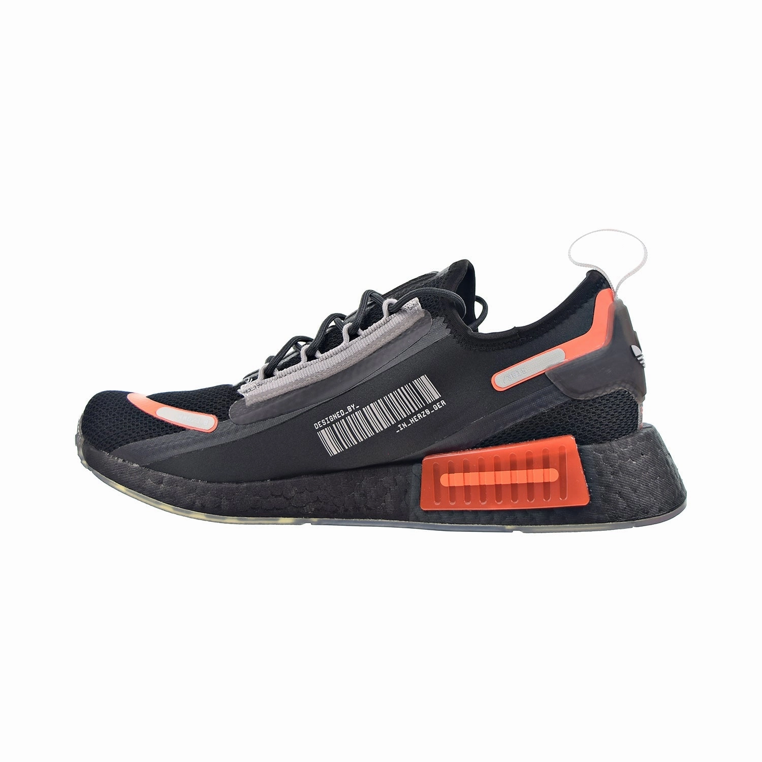 Adidas NMD_R1 Spectoo Men's Shoes Core Black-Carbon-Team Solar Orange Adidas Shoes Pride