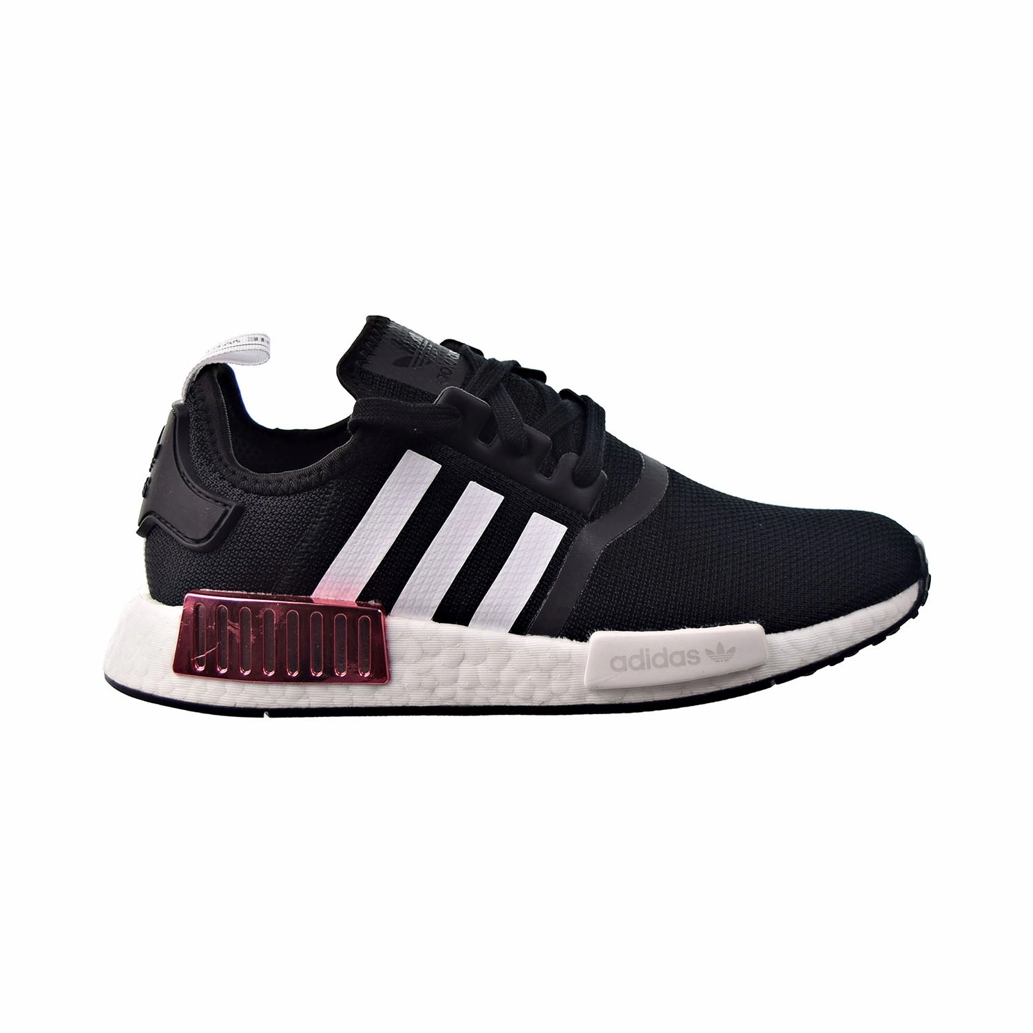 Adidas NMD R1 Women's Shoes Black-White-Pink Adidas Sneakers Shoes