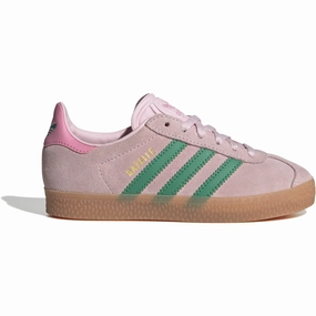 Adidas Graffiti Shoes adidas Originals Clear Pink Court Green Bliss Pink Gazelle C Sneakers
