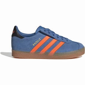 adidas Originals Focus Blue/Solar Orange/Core Black Gazelle Cf El C Sneakers Adidas Shoes With Dress