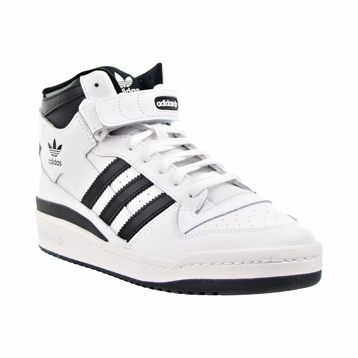 Adidas Shoes Cheetah Print Adidas Originals Forum Mid Men's Shoes Cloud White-Core Black-Cloud White