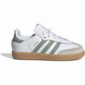 adidas Originals Ftwr White/Silver Green/Gum 3 Samba Og El I Sneakers Adidas Alphaboost Shoes