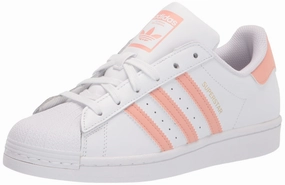 Adidas Bike Shoes adidas Originals Men's Superstar Legacy Sneaker, White/Ambient Blush/Ambient Blush, 10