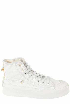 Adidas Originals Nizza Bonega Mid-Top Sneakers Adidas Hightop Shoes