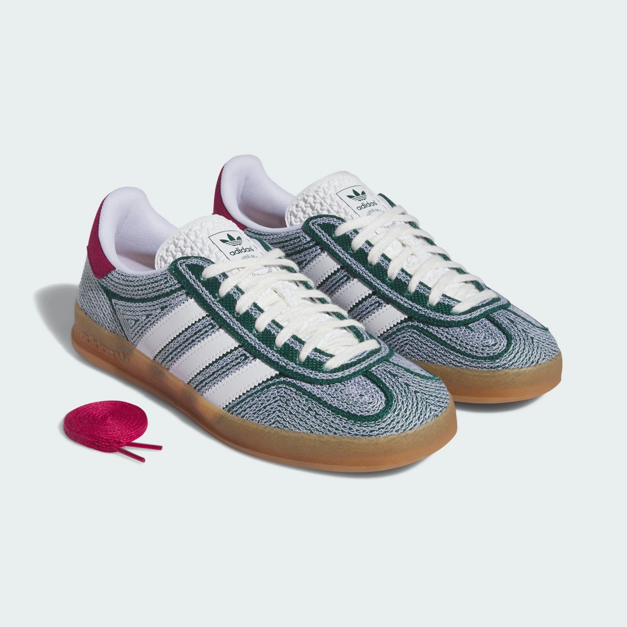 adidas Originals Sean Wotherspoon Gazelle Indoor Collegiate Green / Cloud White / Gum Adidas Crazyflight Bounce 3 Volleyball Shoes