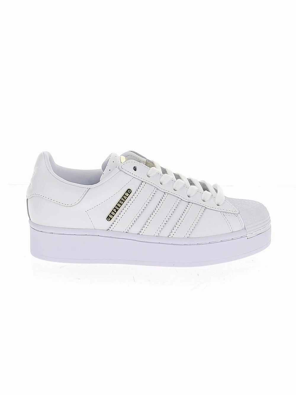 High Top Adidas Shoes Adidas Originals Superstar Bold Lace-Up Sneakers
