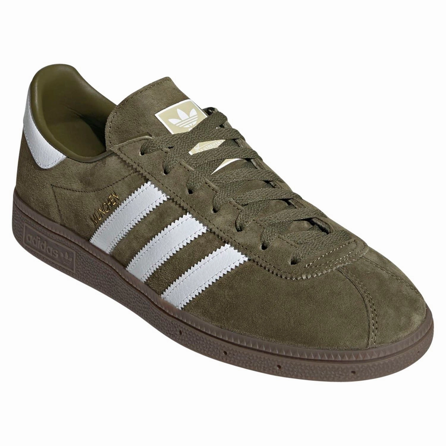 adidas Originals Unisex Munchen Shoes - Green Adidas Ae Shoes