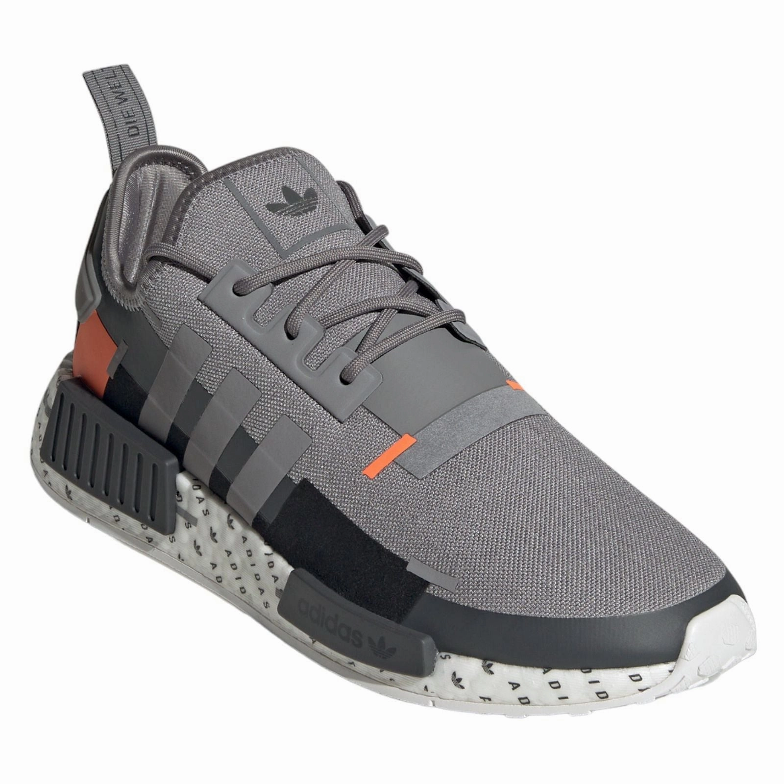 adidas Originals Unisex NMD_R1 Trainers - Grey Three / Solar Orange Adidas Oznova Shoes