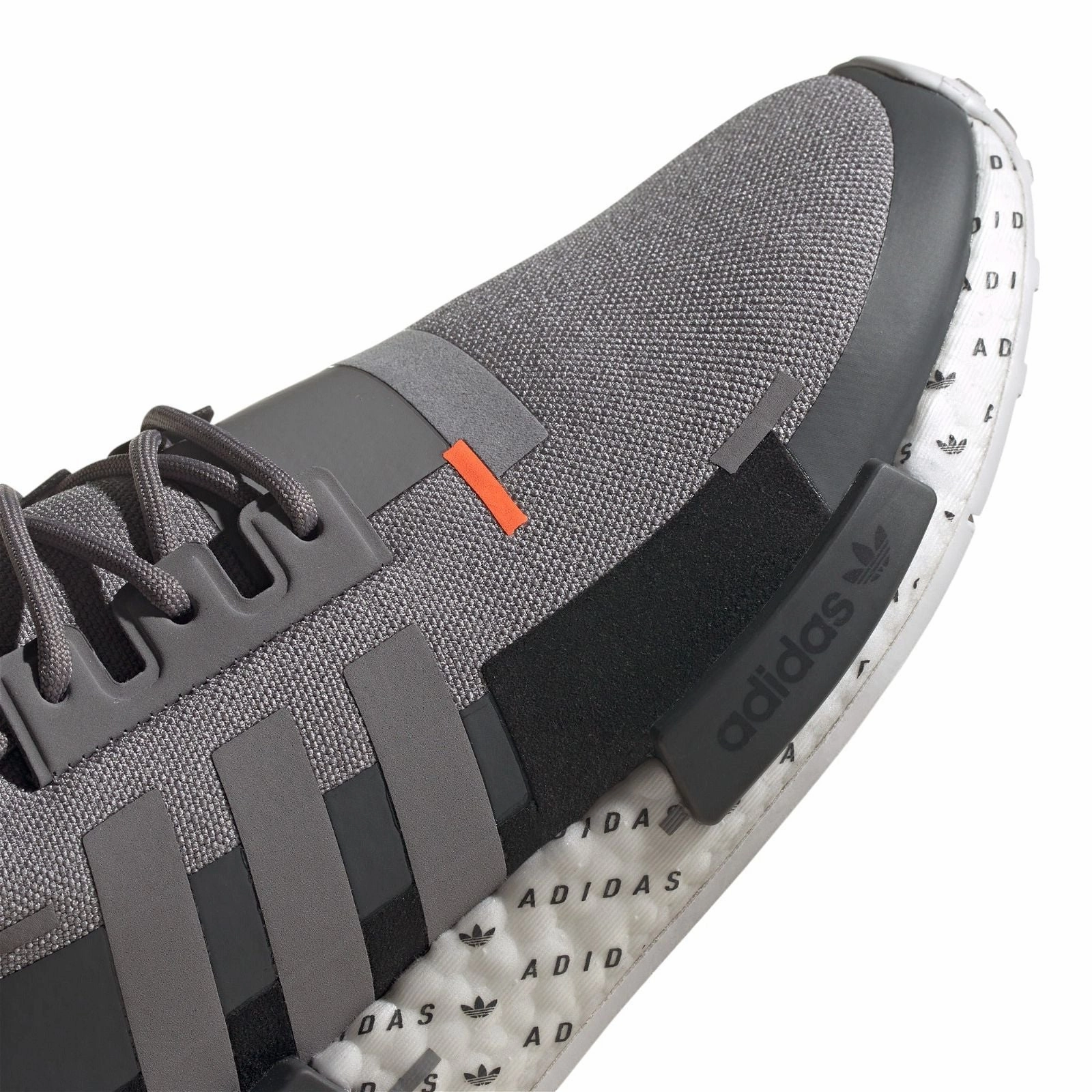 Adidas Soccer Turf Shoes adidas Originals Unisex NMD_R1 Trainers - Grey Three / Solar Orange